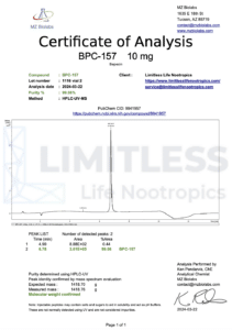 COA_BPC-157_10mg acetate_lot-1116_vial2_2024-03-22